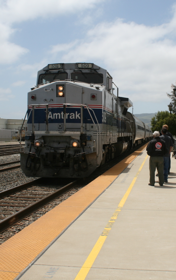 Amtrak arrives on National Train Day